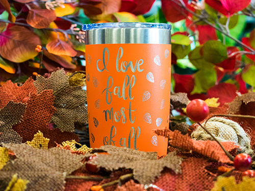 I Love Fall Cup