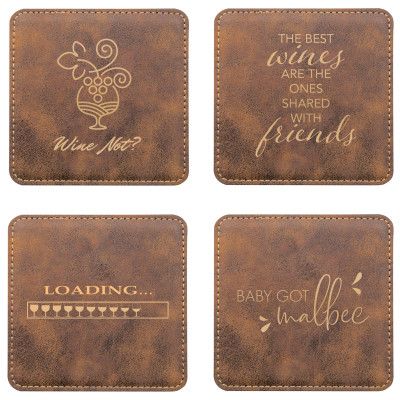 Wine Lovers Coaster Set | CS4-003