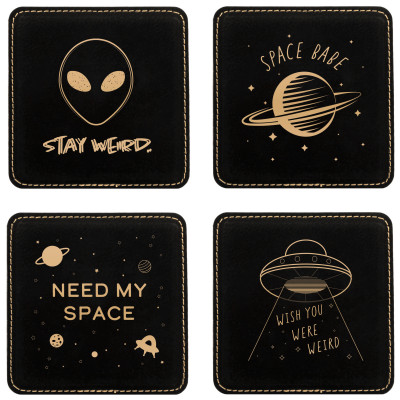 Space Alien Coaster Set | CS4-006
