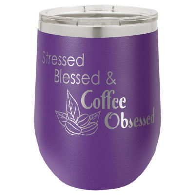 Stressed Blessed & Coffee Obsessed | CUP12-009