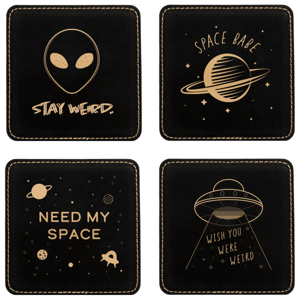 Space Alien Coaster Set | CS4-006