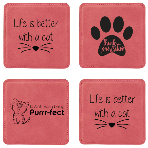 Cat Lovers Coaster Set | CS4-010